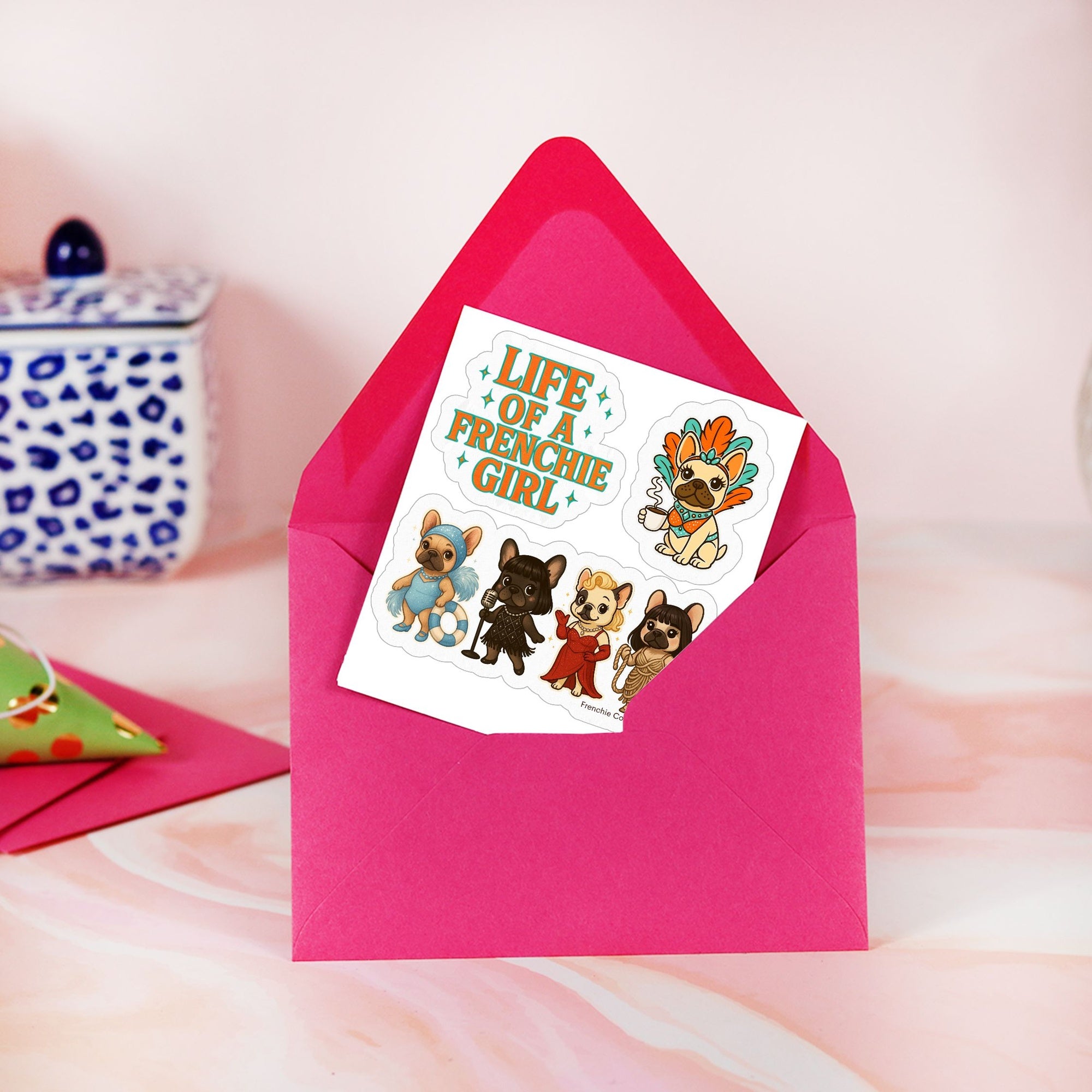 Life of a Frenchie Girl Sticker Sheet