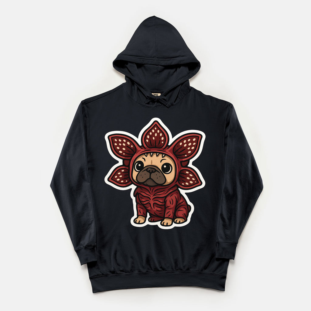 Demo-Frenchie Monster Hoodie Lightweight Fleece Sweatshirt