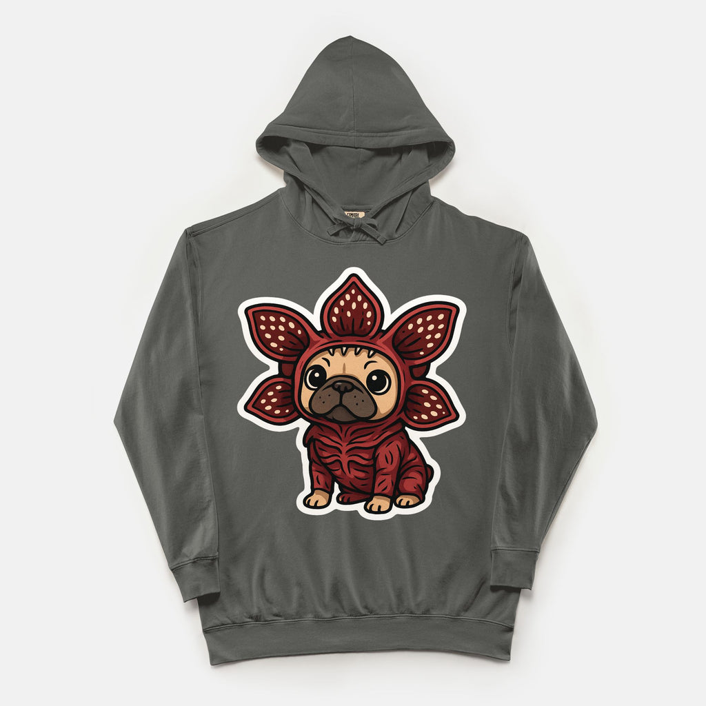 Demo-Frenchie Monster Hoodie Lightweight Fleece Sweatshirt