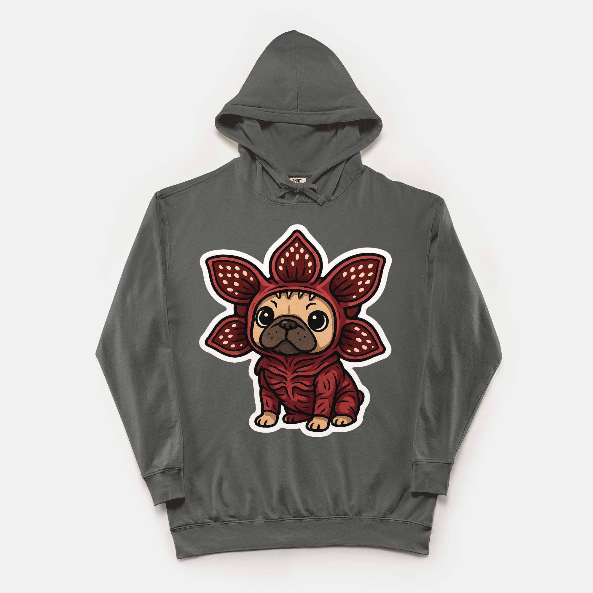 Demo-Frenchie Monster Hoodie Lightweight Fleece Sweatshirt