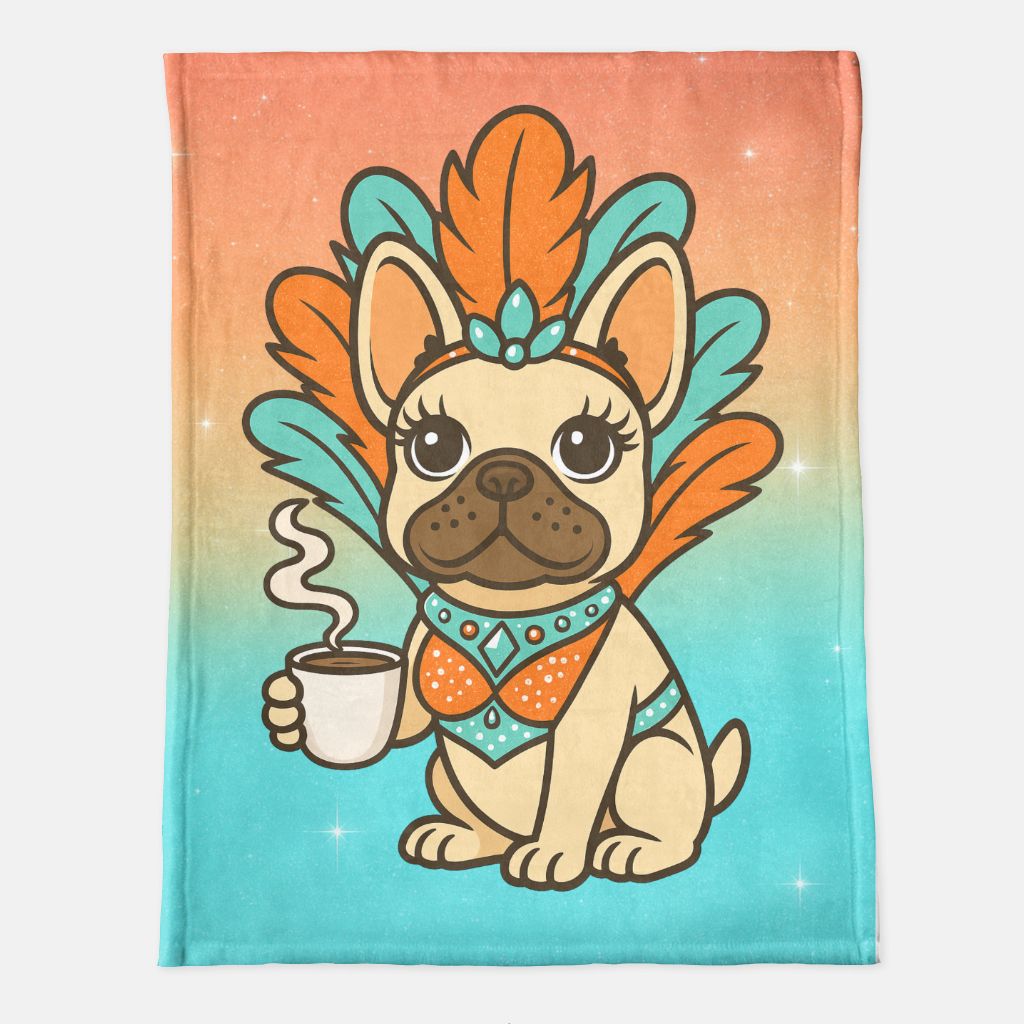 Life of a Frenchie Girl Blanket