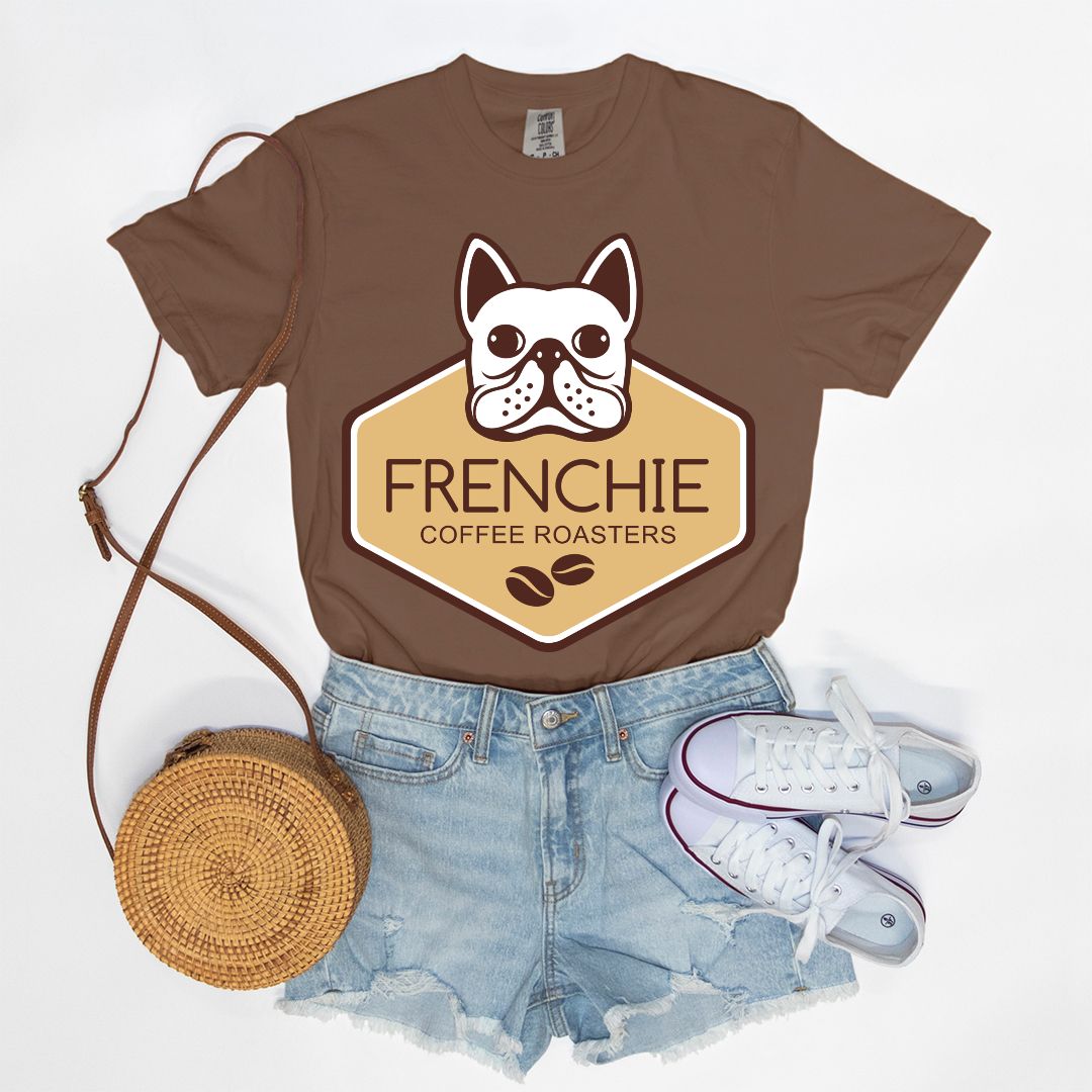 Frenchie Coffee Roasters Signature Logo T-Shirt