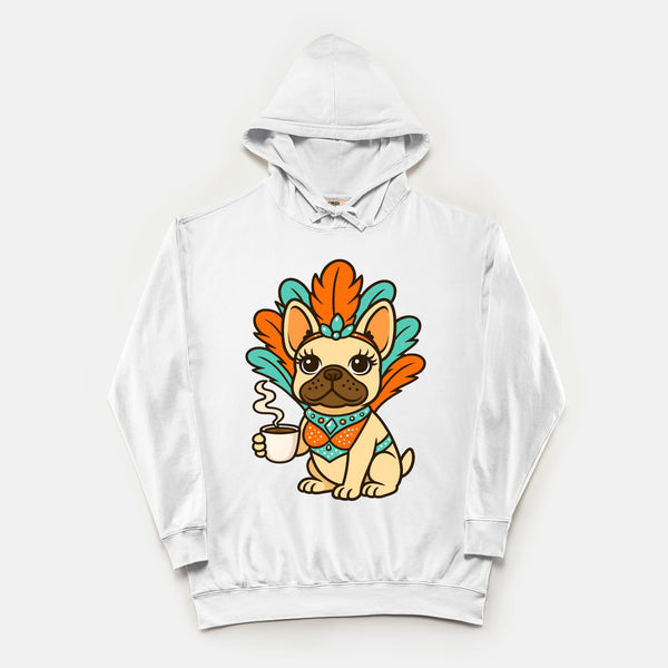 Life of a Frenchie Girl Lightweight Hooded Sweatshirt