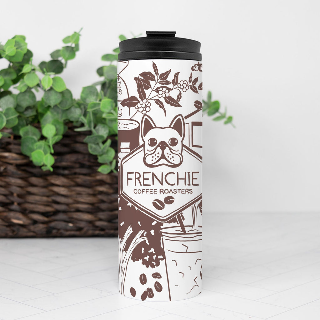 Frenchie Coffee Cibolo, Texas Tumbler - Chocolate