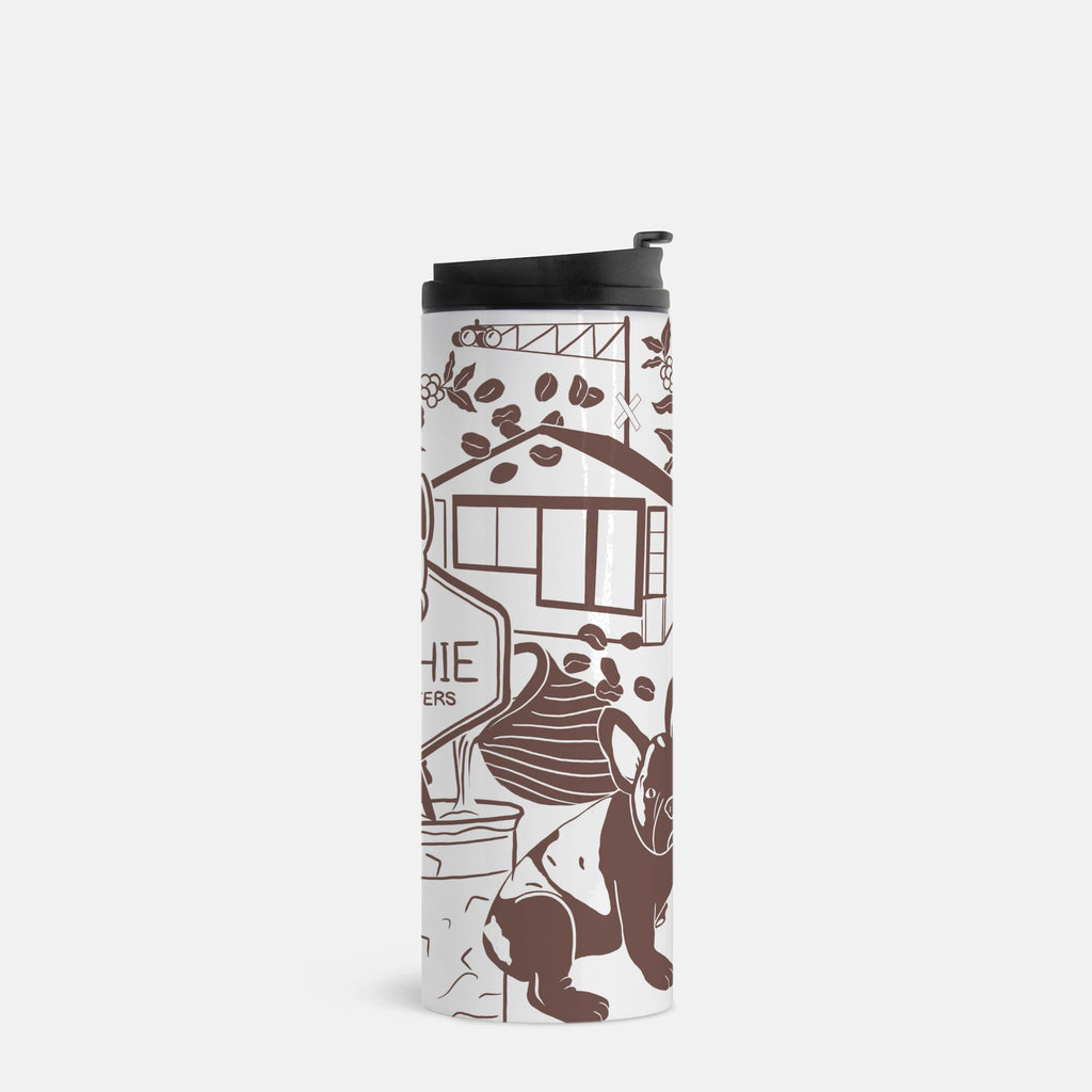 Frenchie Coffee Cibolo, Texas Tumbler - Chocolate
