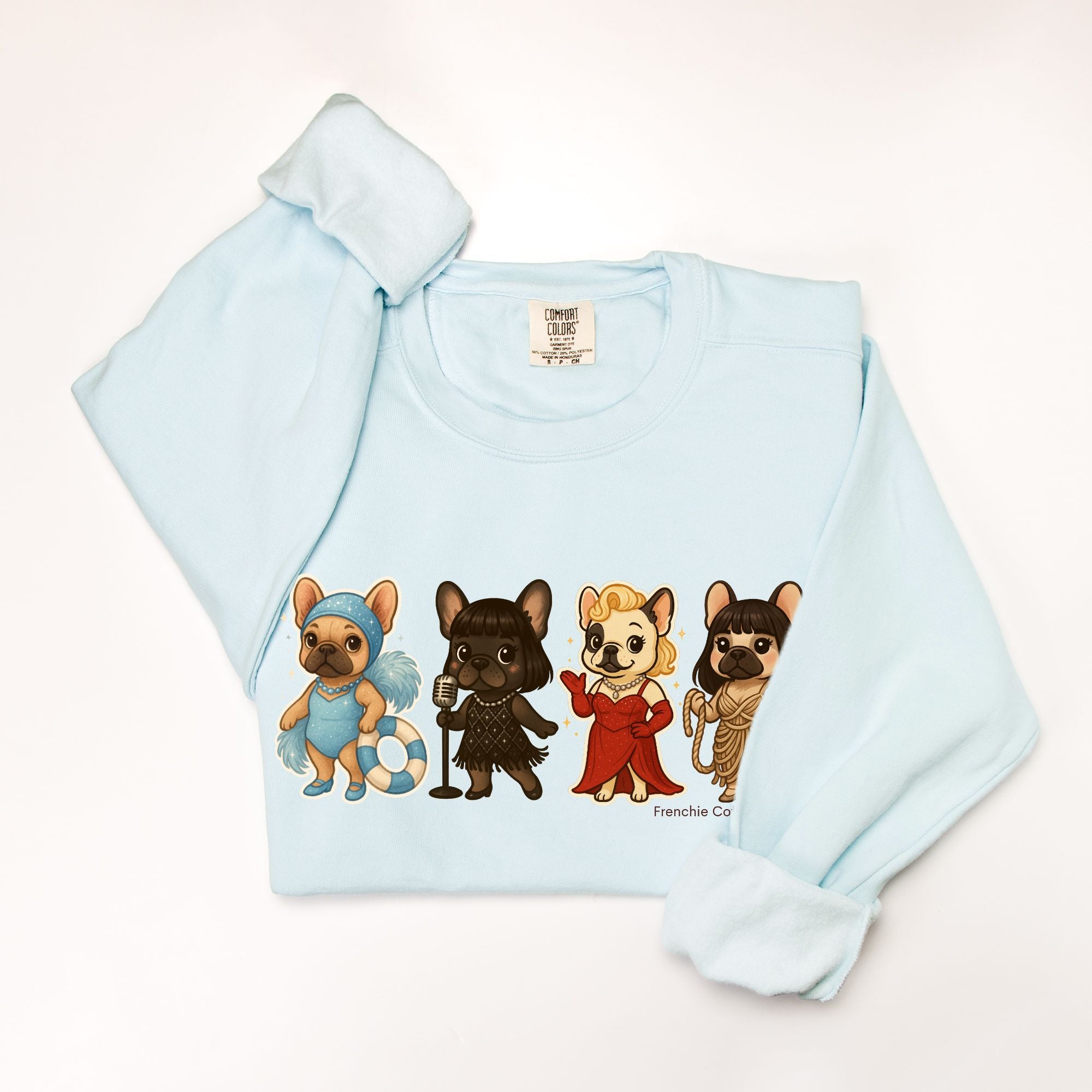 Ophelia Frenchies Crewneck Sweatshirt