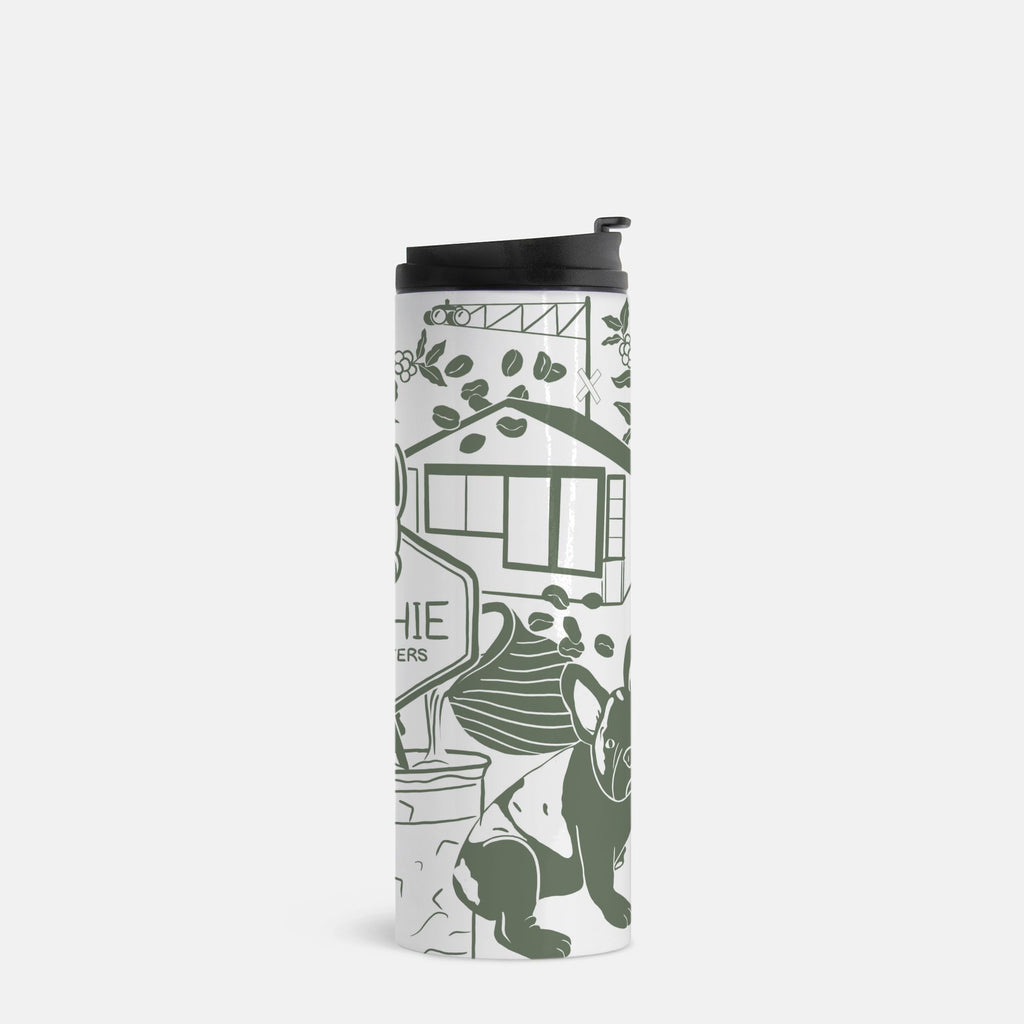 Frenchie Coffee Cibolo, Texas Tumbler - Sage