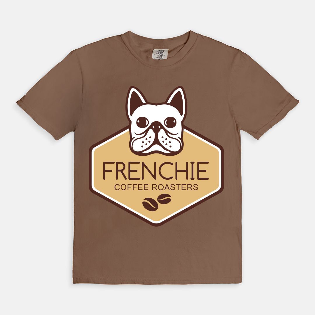 Frenchie Coffee Roasters Signature Logo T-Shirt