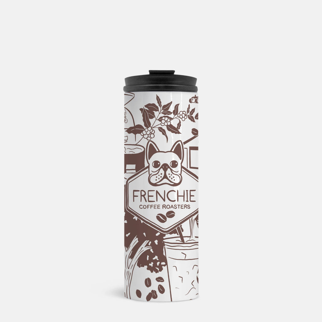 Frenchie Coffee Cibolo, Texas Tumbler - Chocolate