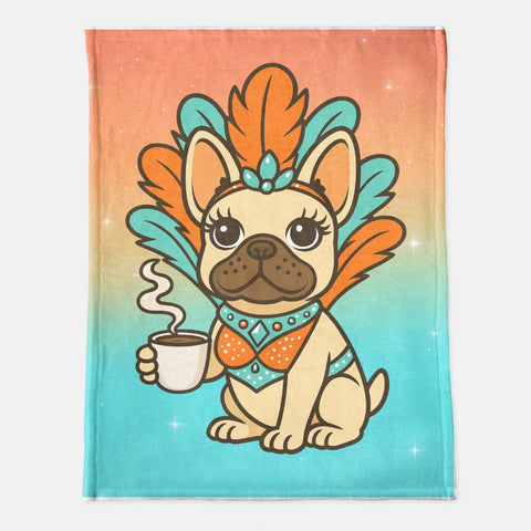 Life of a Frenchie Girl Blanket