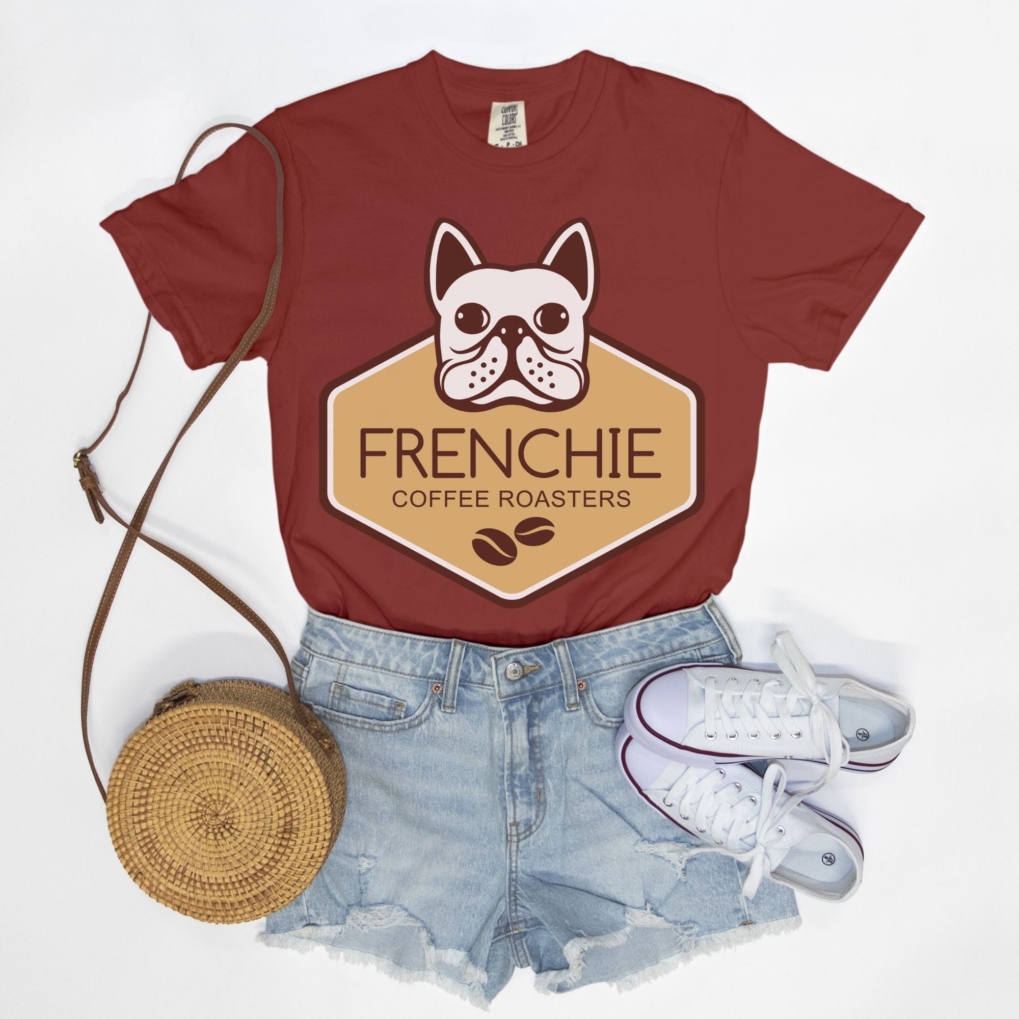 Frenchie Coffee Roasters Signature Logo T-Shirt