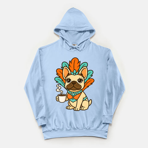 Life of a Frenchie Girl Lightweight Hooded Sweatshirt