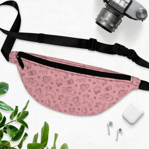 Frenchie Fanny Pack (Pink)