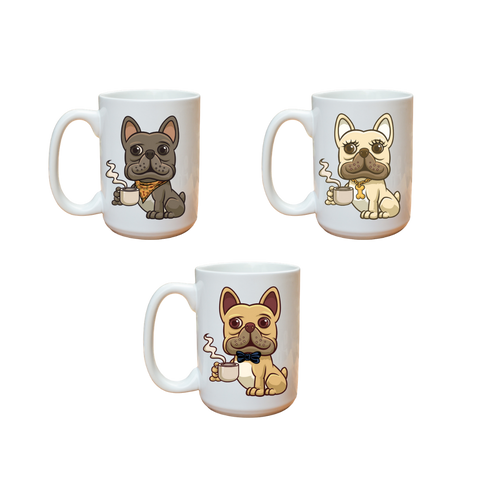 Frenchie Character Mug - Frenchie Coffee Roasters