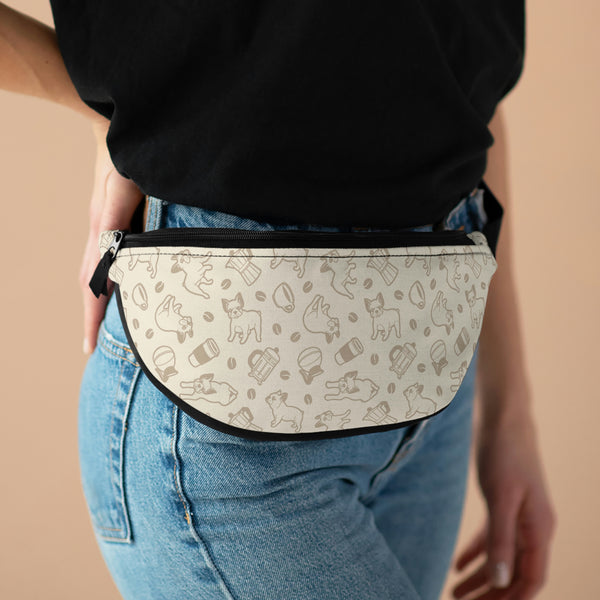 Frenchie Fanny Pack (Cream)