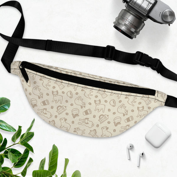 Frenchie Fanny Pack (Cream)