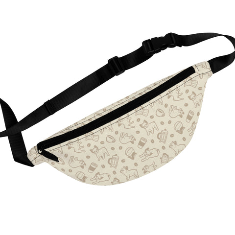 Frenchie Fanny Pack (Cream)