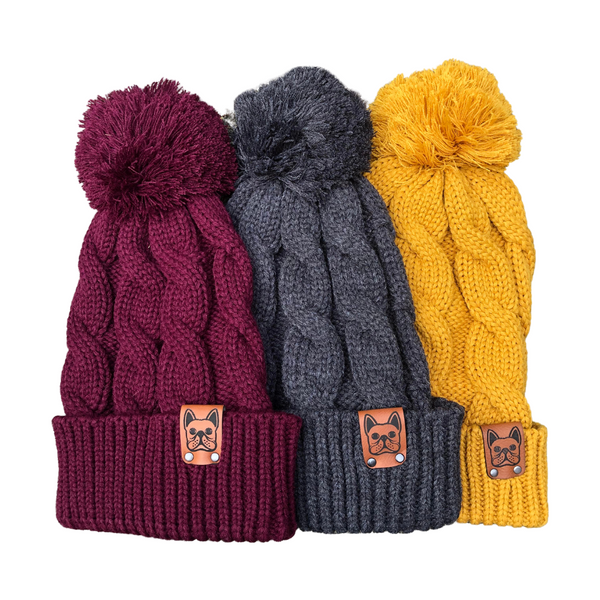Chunky Pom Beanie - Frenchie Coffee Roasters