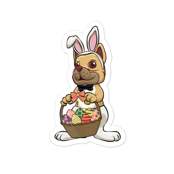 Easter Frenchie Sticker