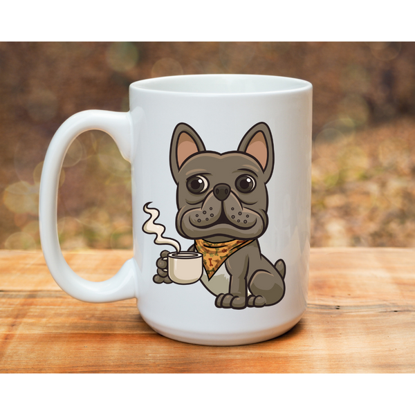 Frenchie Character Mug - Frenchie Coffee Roasters