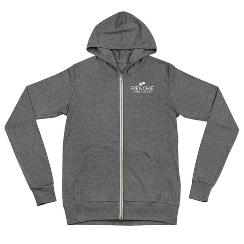 Frenchie Coffee Zip Up Hoodie